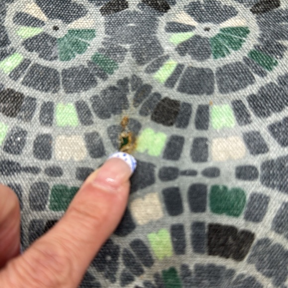 Kavu Gray Green Print Crossbody Bag MCB6736R - Picture 4 of 13